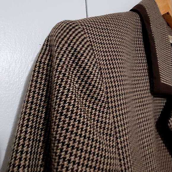 Vintage Houndstooth Tailored Blazer - Picture 4 of 6